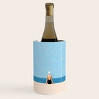 Minimalist Beach Sun Horizon Wine Chiller Gallery Image 1