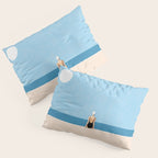 Minimalist Beach Sun Horizon Pillow Sham Gallery Image 3
