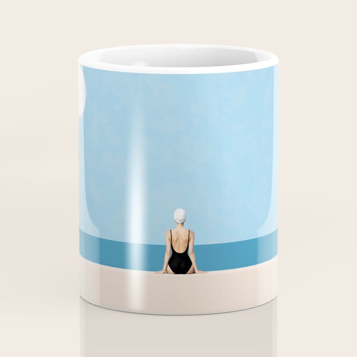 Minimalist Beach Sun Horizon Coffee Mug Gallery Image 4