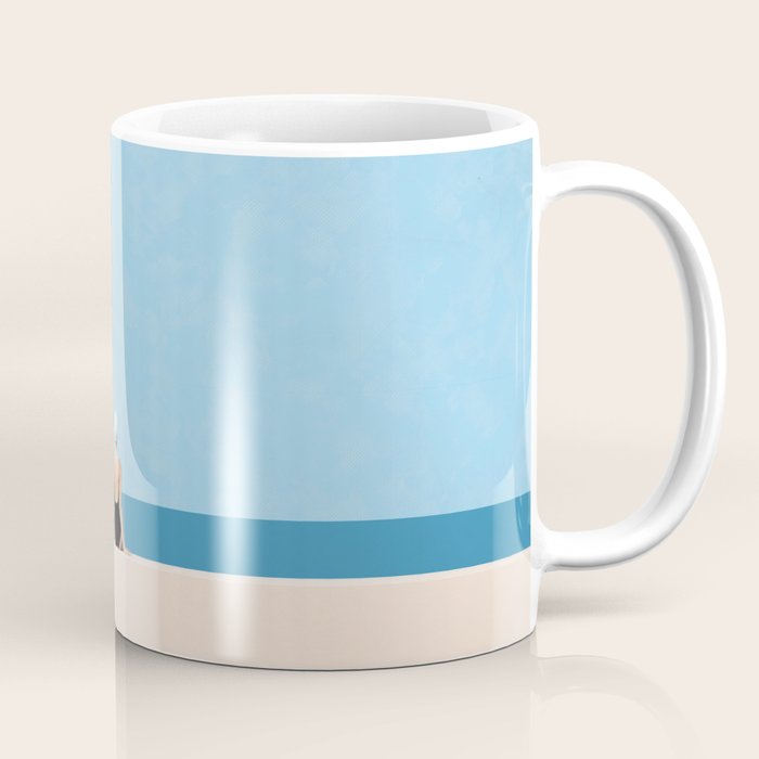 Minimalist Beach Sun Horizon Coffee Mug Gallery Image 1