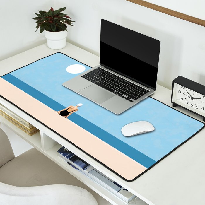 Minimalist Beach Sun Horizon Desk Mat Gallery Image 2