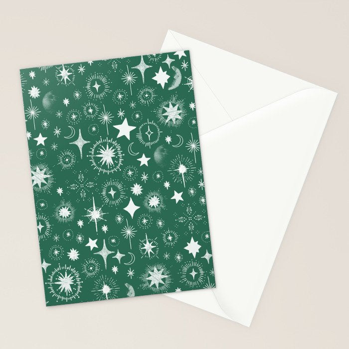Greenish stellar S Stationery Card Gallery Image 2