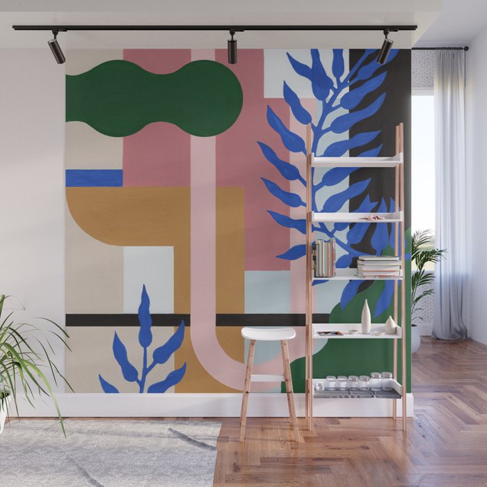 Leather Fern Wall Mural
