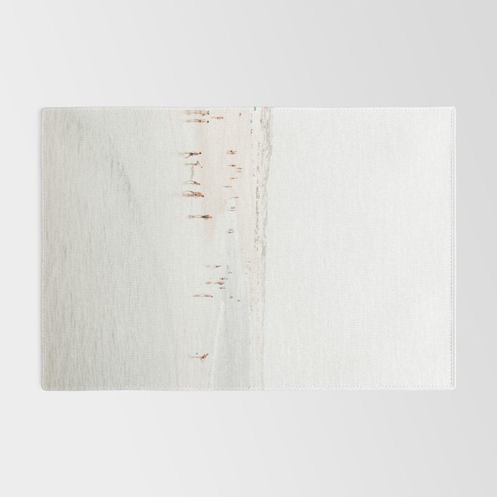 At The Beach (seven) - minimal beach series - ocean sea photography by Ingrid Beddoes Rug Gallery Image 2