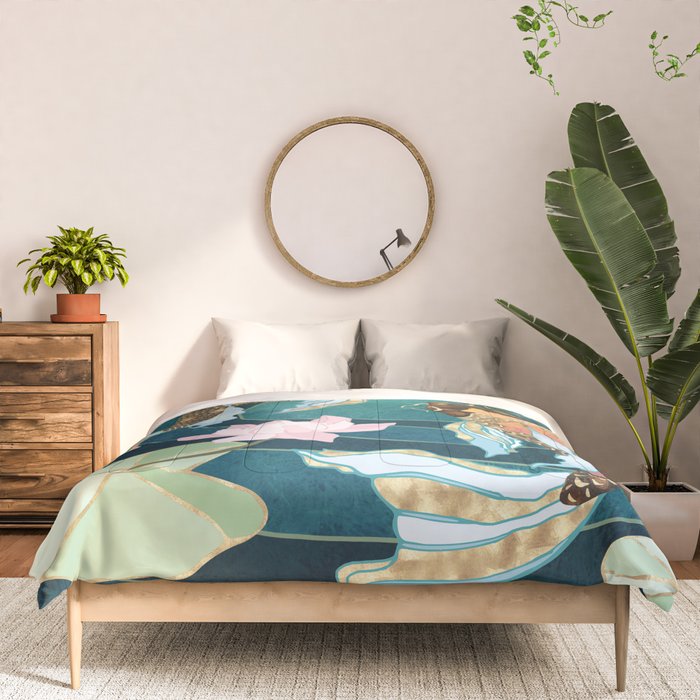 Metallic Koi III Comforter Gallery Image 3