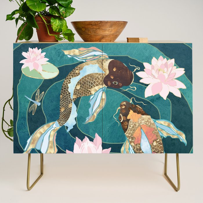 Metallic Koi III Credenza Gallery Image 1