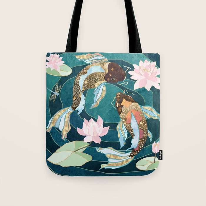 Metallic Koi III Tote Bag Gallery Image 1