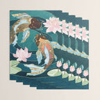 Metallic Koi III Wrapping Paper Gallery Image 3