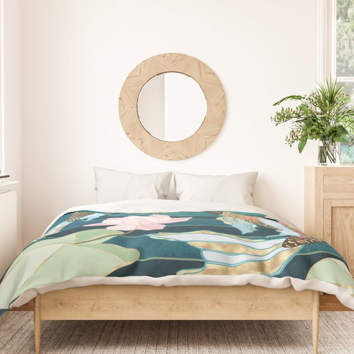 Metallic Koi III Duvet Cover Gallery Image 3
