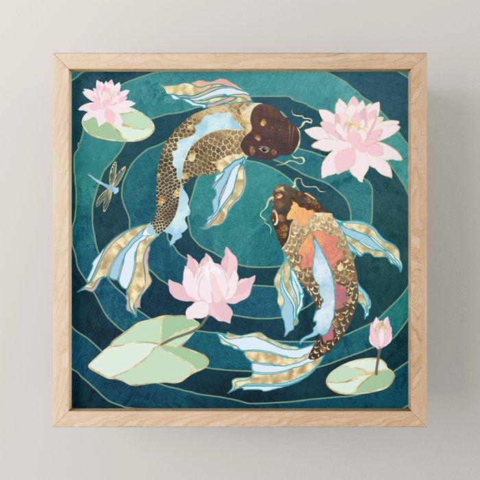 Metallic Koi III Mini Art Print Gallery Image 1