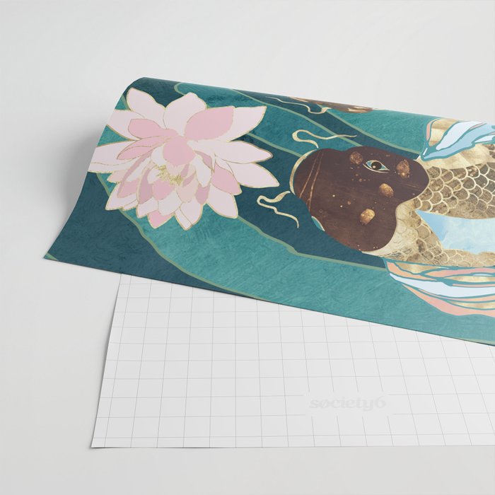 Metallic Koi III Wrapping Paper Gallery Image 2