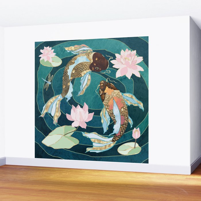 Metallic Koi III Wall Mural Gallery Image 2