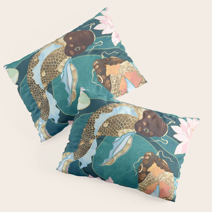 Metallic Koi III Pillow Sham Gallery Image 1