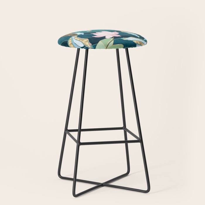 Metallic Koi III Stool Gallery Image 1
