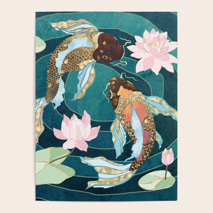 Metallic Koi III Poster Gallery Image 4