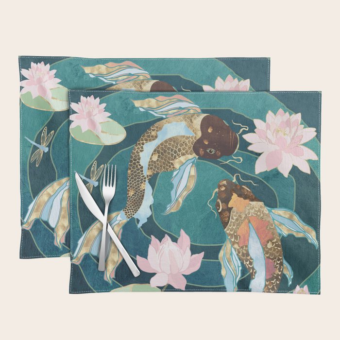 Metallic Koi III Placemat Gallery Image 1