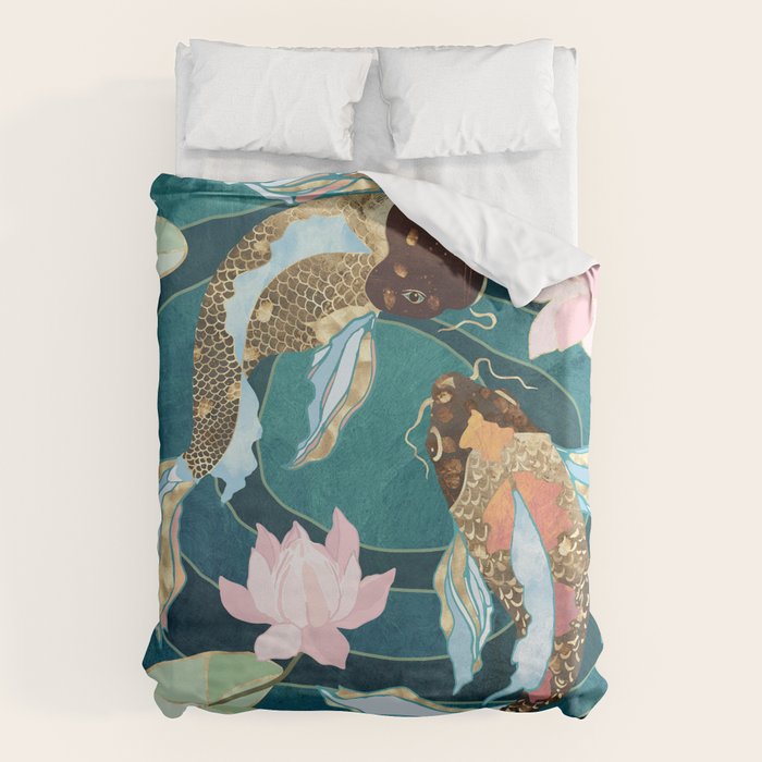 Metallic Koi III Duvet Cover Gallery Image 6