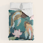 Metallic Koi III Duvet Cover Gallery Image 6