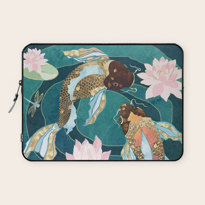 Metallic Koi III Laptop Sleeve Gallery Image 1