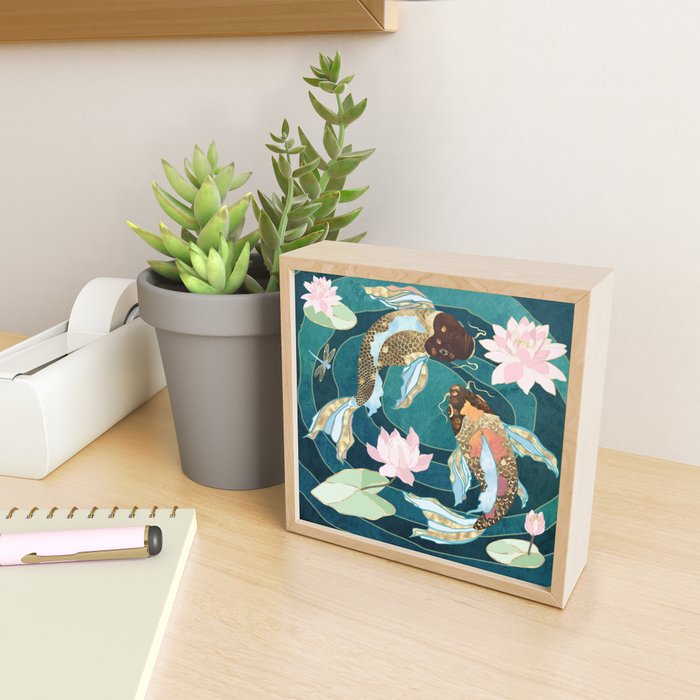 Metallic Koi III Mini Art Print Gallery Image 2