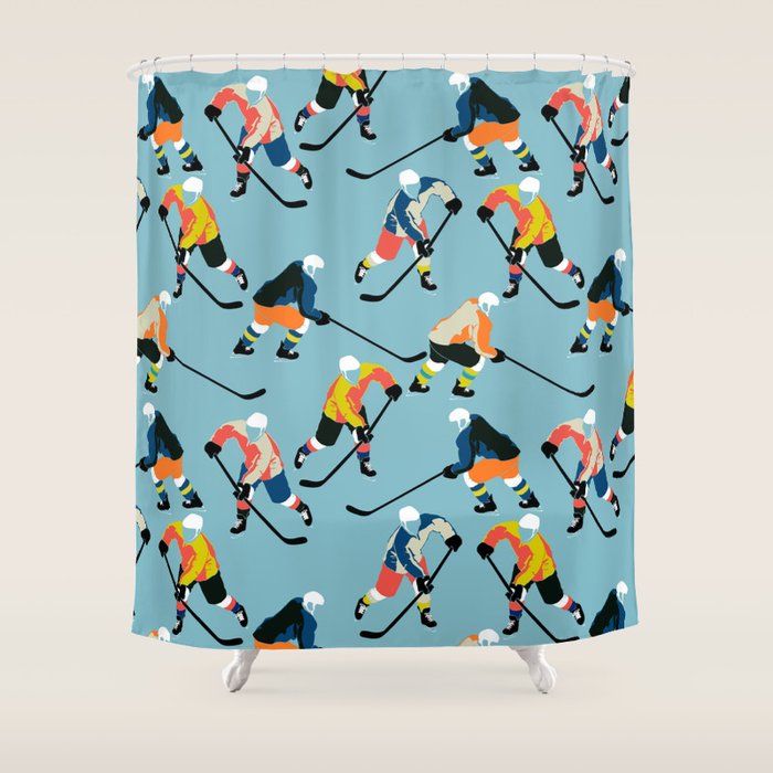 hockey Shower Curtain Gallery Image 1