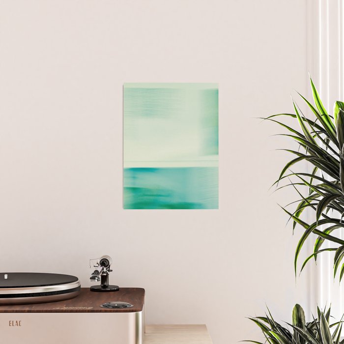 I Am Peaceful abstract photography water long exposure Poster Gallery Image 2