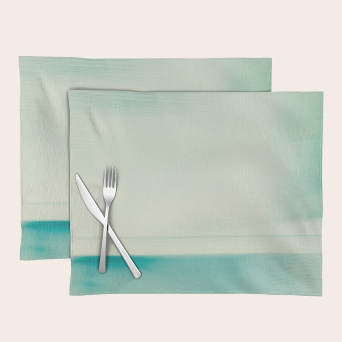 I Am Peaceful abstract photography water long exposure Placemat Gallery Image 1