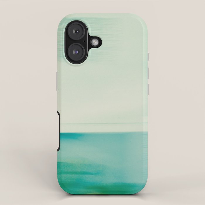 I Am Peaceful abstract photography water long exposure iPhone Case Gallery Image 1