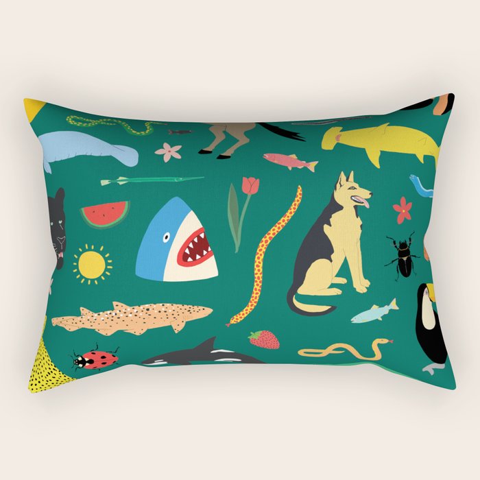 Lawn Party Rectangular Pillow Gallery Image 2