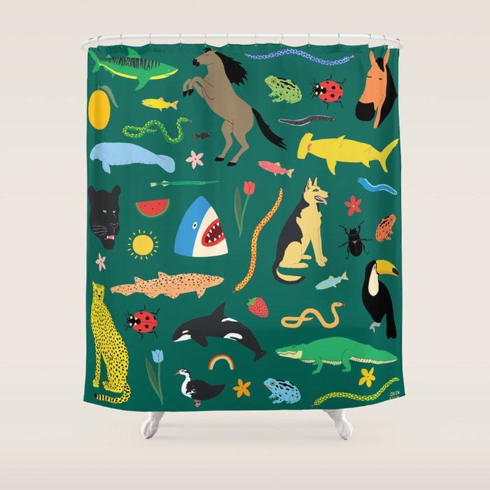 Lawn Party Shower Curtain Gallery Image 1