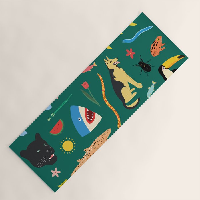 Lawn Party Yoga Mat Gallery Image 1