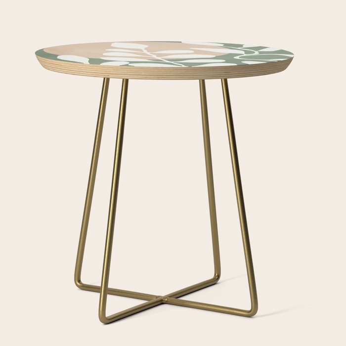 Minimal Abstract Leaves 02 Side Table Gallery Image 1