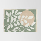 Minimal Abstract Leaves 02 Rug Gallery Image 2