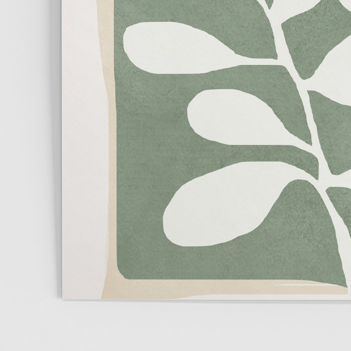 Minimal Abstract Leaves 02 Poster Gallery Image 3