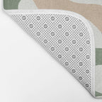 Minimal Abstract Leaves 02 Bath Mat Gallery Image 2