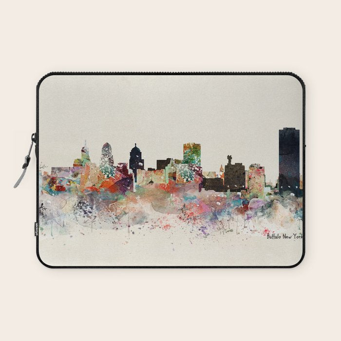 buffalo city new york Laptop Sleeve Gallery Image 1
