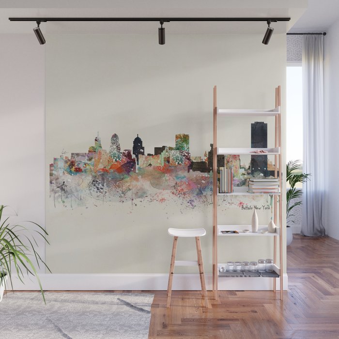 buffalo city new york Wall Mural Gallery Image 1