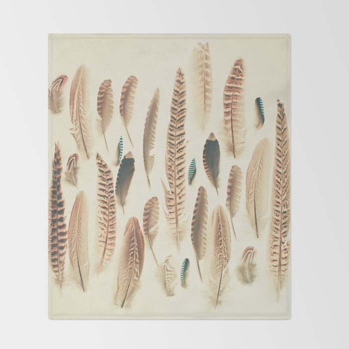 Found Feathers Throw Blanket Gallery Image 2
