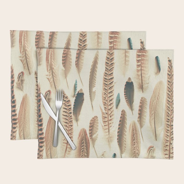 Found Feathers Placemat Gallery Image 1