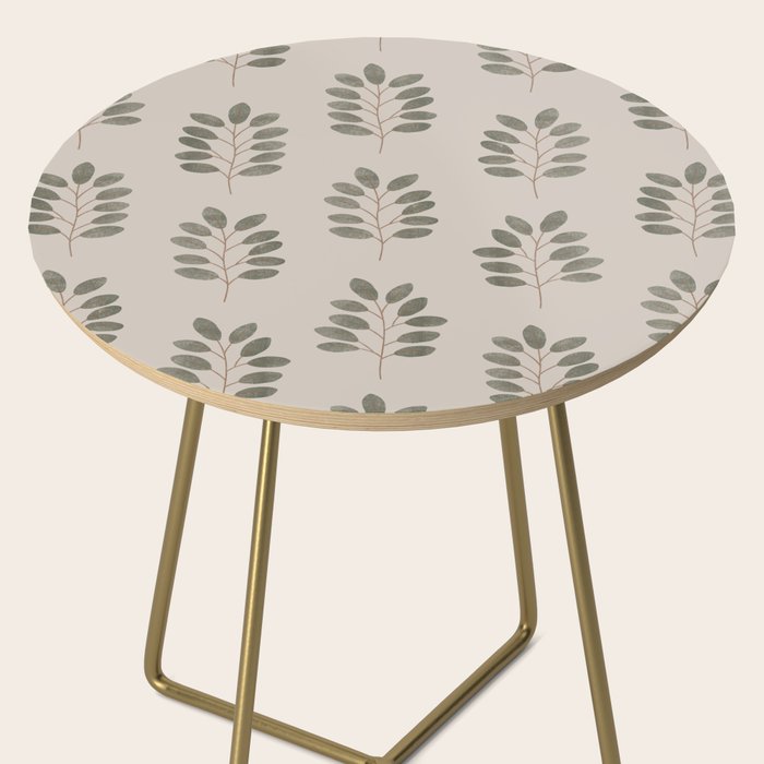 noble branches - pewter and olive Side Table Gallery Image 2