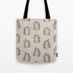 noble branches - pewter and olive Tote Bag Gallery Image 1