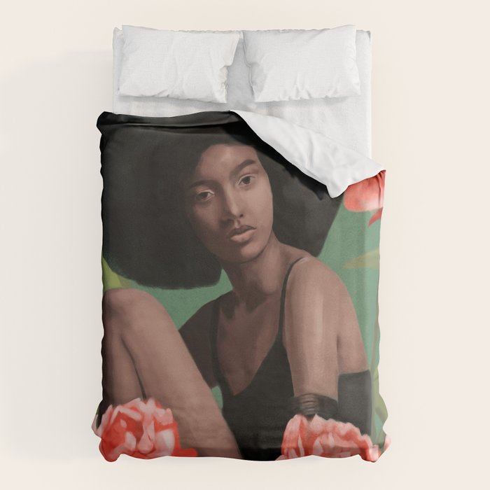 Garden of Peonies Duvet Cover Gallery Image 6
