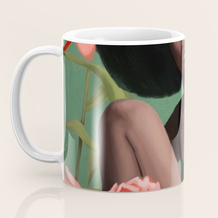 Garden of Peonies Coffee Mug Gallery Image 3