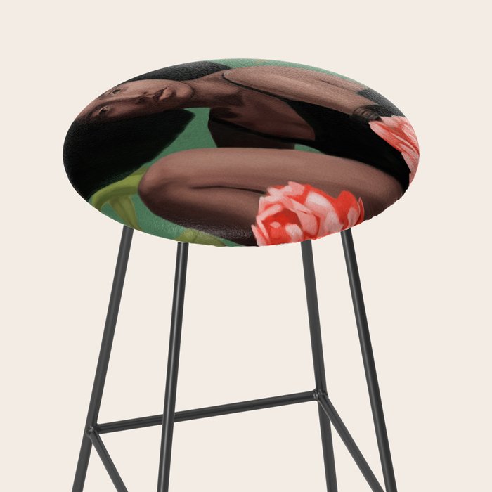 Garden of Peonies Stool Gallery Image 2
