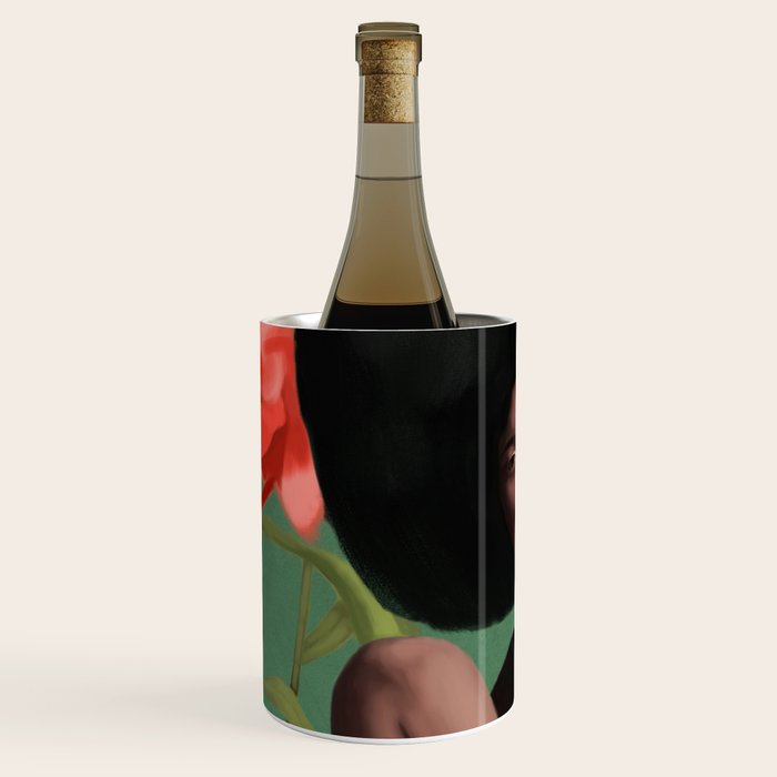 Garden of Peonies Wine Chiller Gallery Image 2