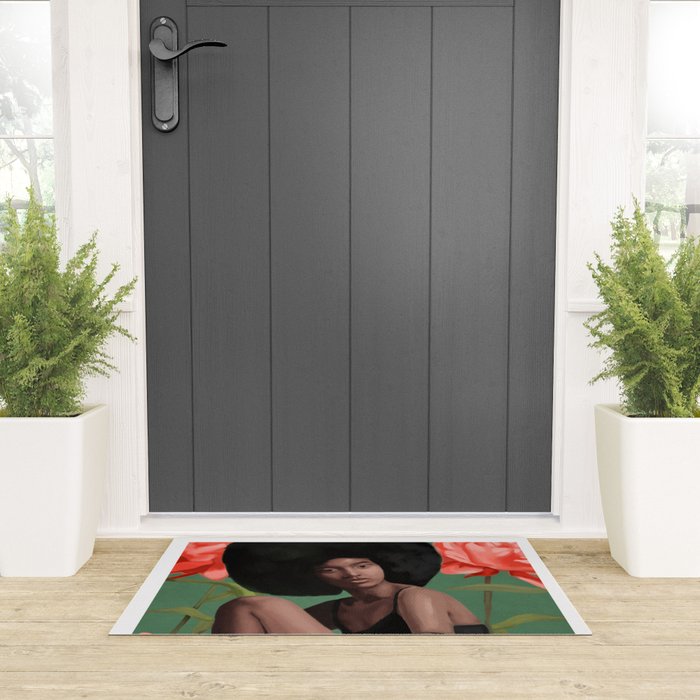 Garden of Peonies Welcome Mat Gallery Image 3