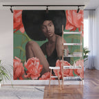 Garden of Peonies Wall Mural Gallery Image 1