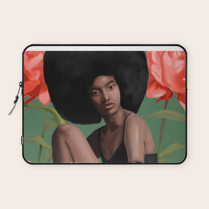 Garden of Peonies Laptop Sleeve Gallery Image 1