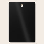Black Minimalist Solid Color Block Spring Summer Cutting Board Gallery Image 1