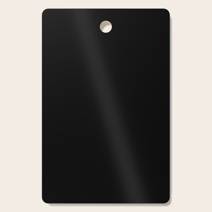 Black Minimalist Solid Color Block Spring Summer Cutting Board Gallery Image 1